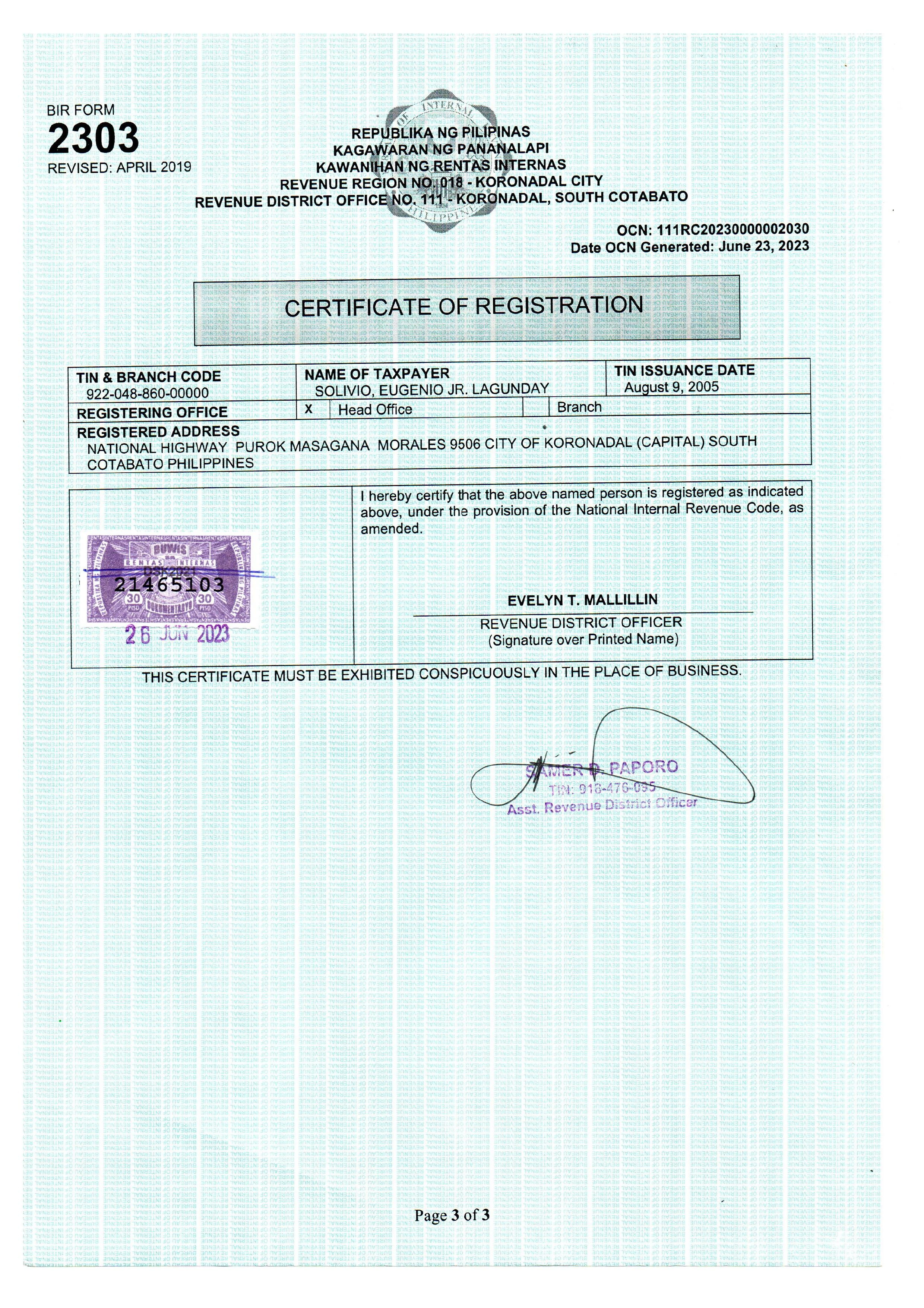 Legal Documents